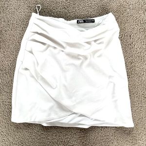 ZARA White Mini Skirt